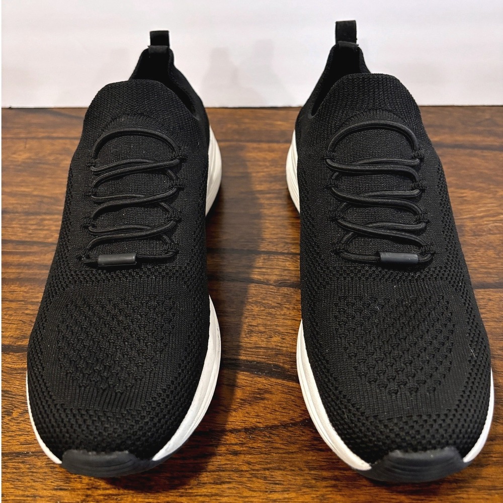Skechers BOBS Sparrow Black Slip On Sneakers Sz 8.5  Memory Foam Shoes Comfort
